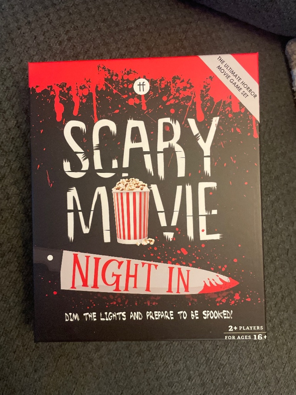 Horror movie game set